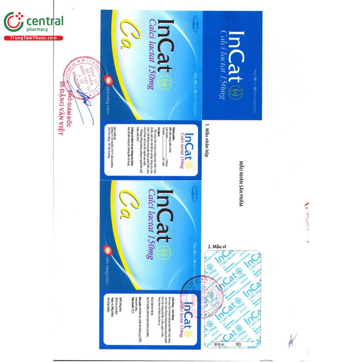 incat 150mg 4 F2357 incat 150mg 4 F2357