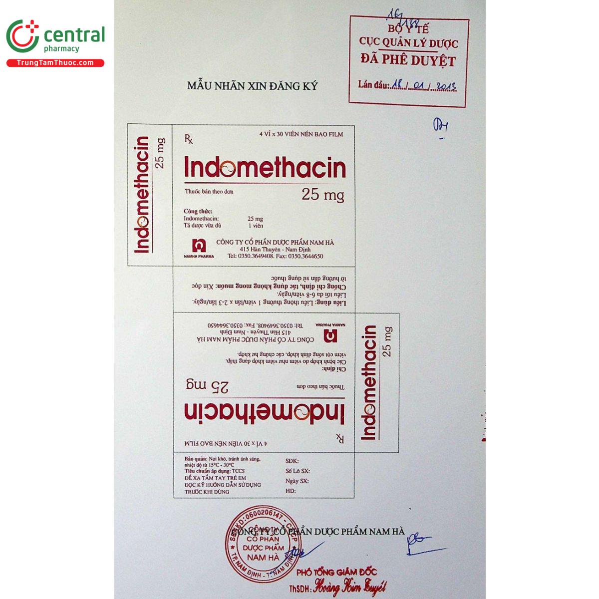indomethacin 25mg namha pharma 4 B0737 indomethacin 25mg namha pharma 4 B0737