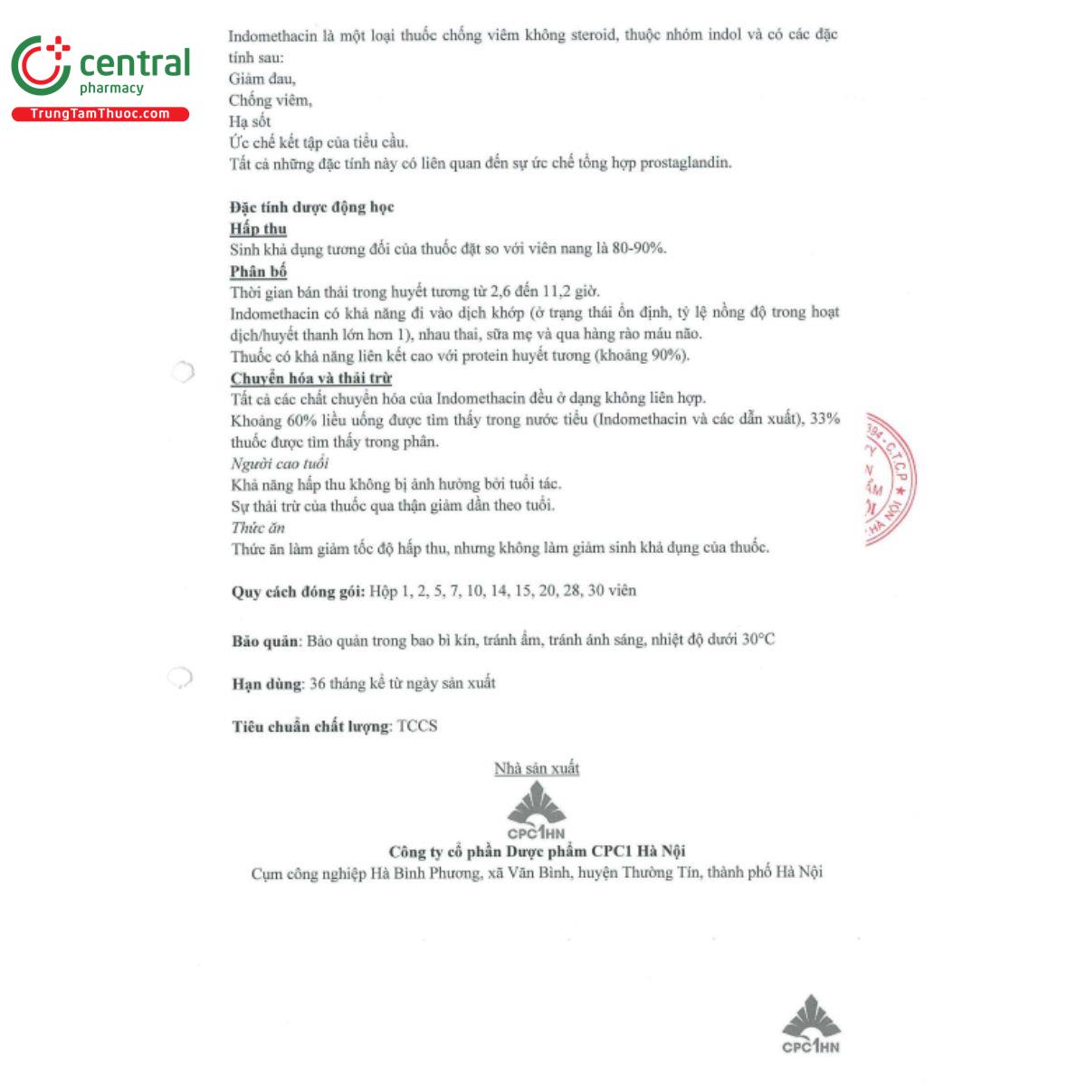 indorec 100mg 11 L4577