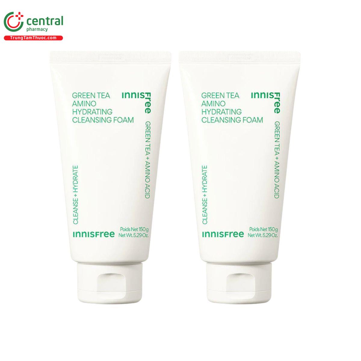 innisfree green tea amino hydrating cleansing foam 1 B0108 innisfree green tea amino hydrating cleansing foam 1 B0108