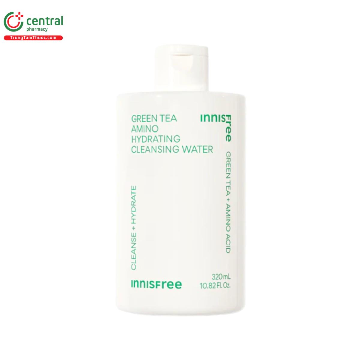 innisfree green tea amino hydrating cleansing water 2 N5043