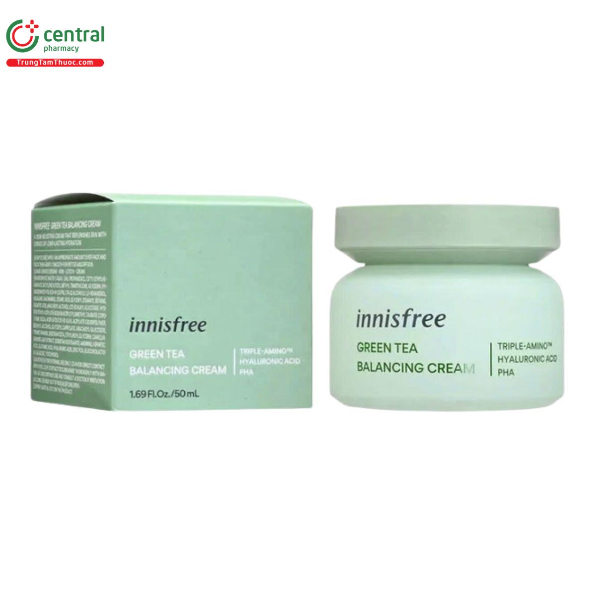 innisfree green tea balancing cream 50ml 1 M5432