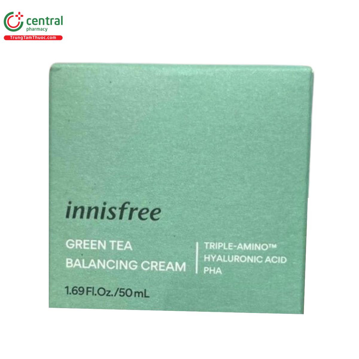 innisfree green tea balancing cream 50ml 2 R7181