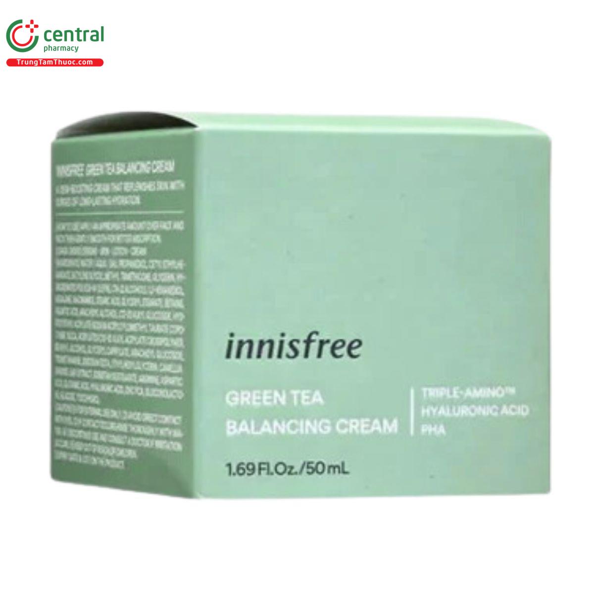 innisfree green tea balancing cream 50ml 3 F2308