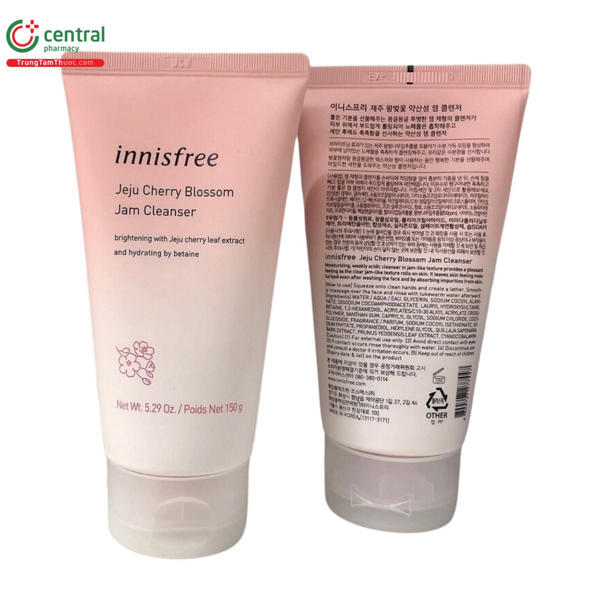 innisfree jeju cherry blossom jam cleanser 3 A0505