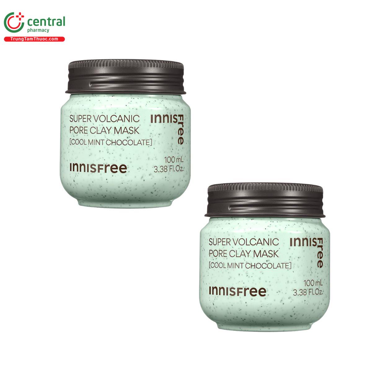 innisfree super volcanic pore clay mask 2 socola bac ha J4447