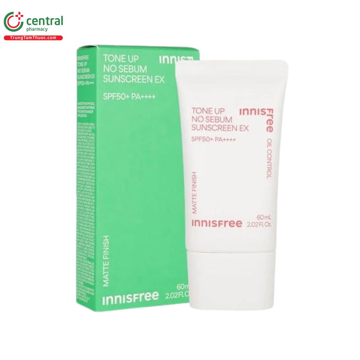 innisfree tone up no sebum sunscreen ex spf50 pa 2 O5435