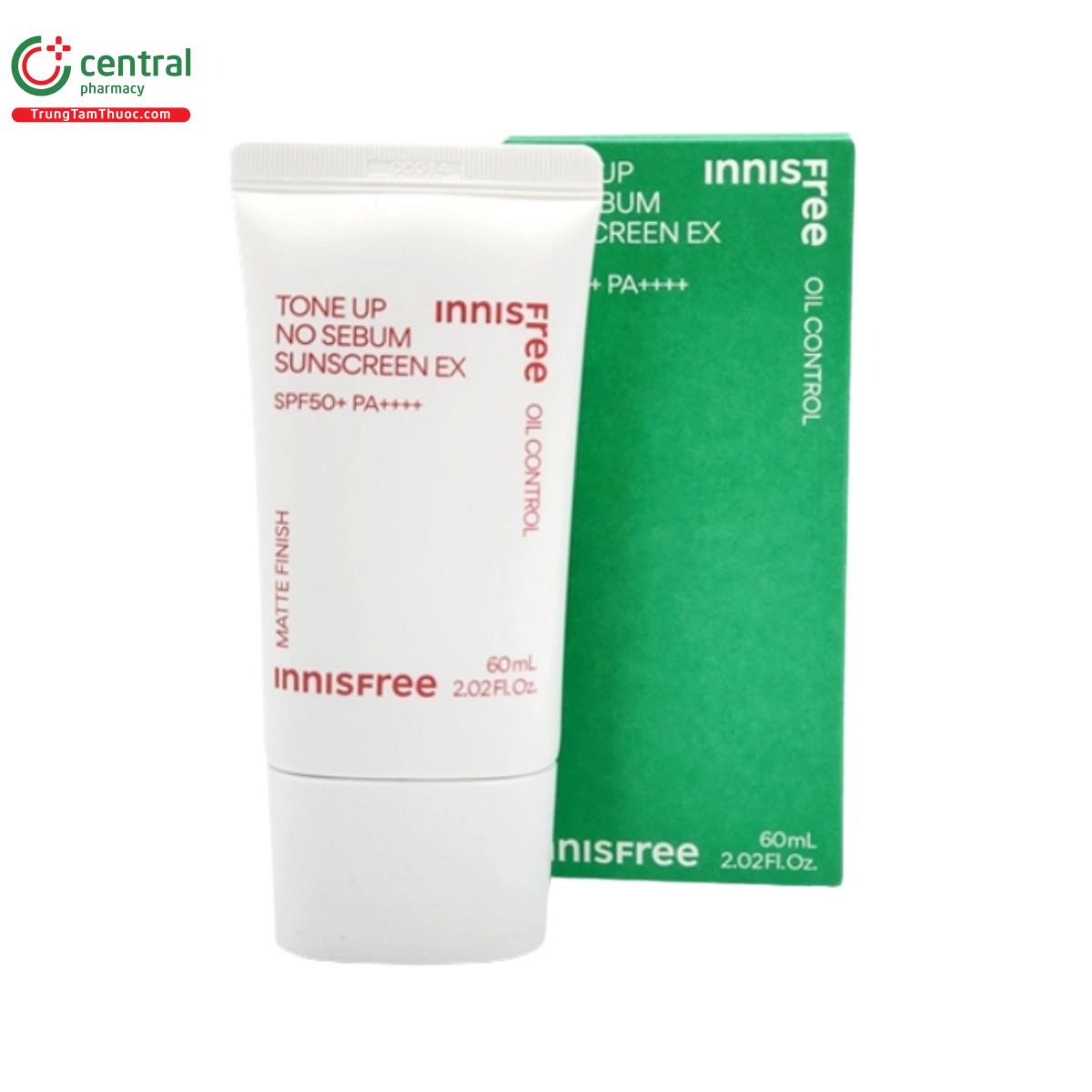 innisfree tone up no sebum sunscreen ex spf50 pa 3 V8162