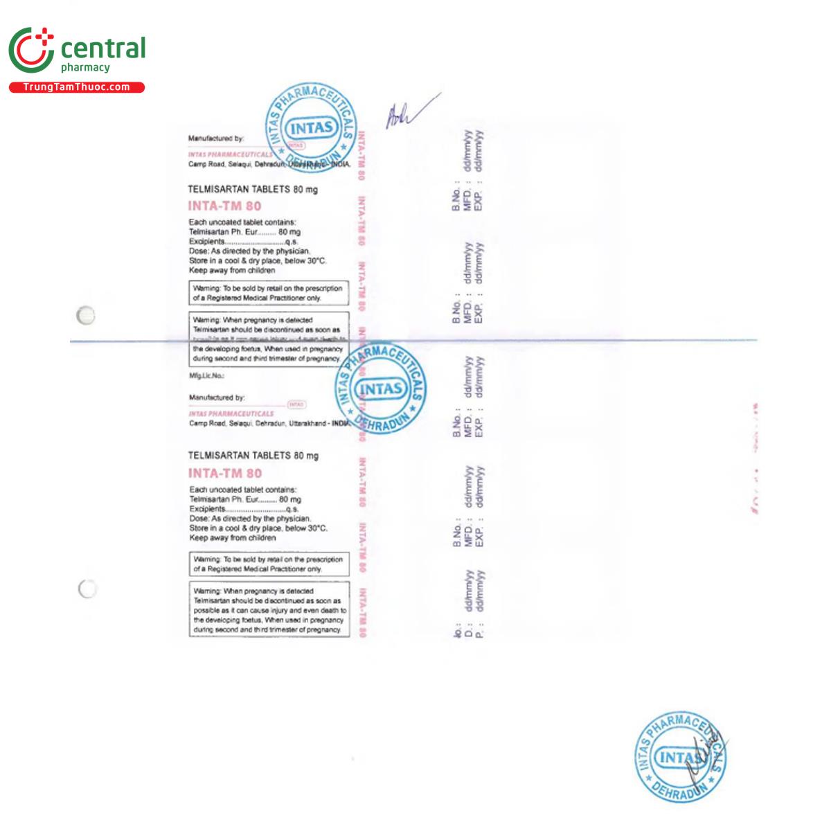 inta tm 80mg 4 E2411 inta tm 80mg 4 E2411