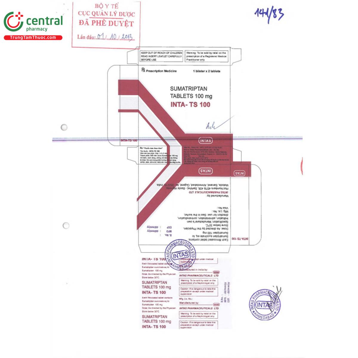 inta ts 100 3 J4303 inta ts 100 3 J4303