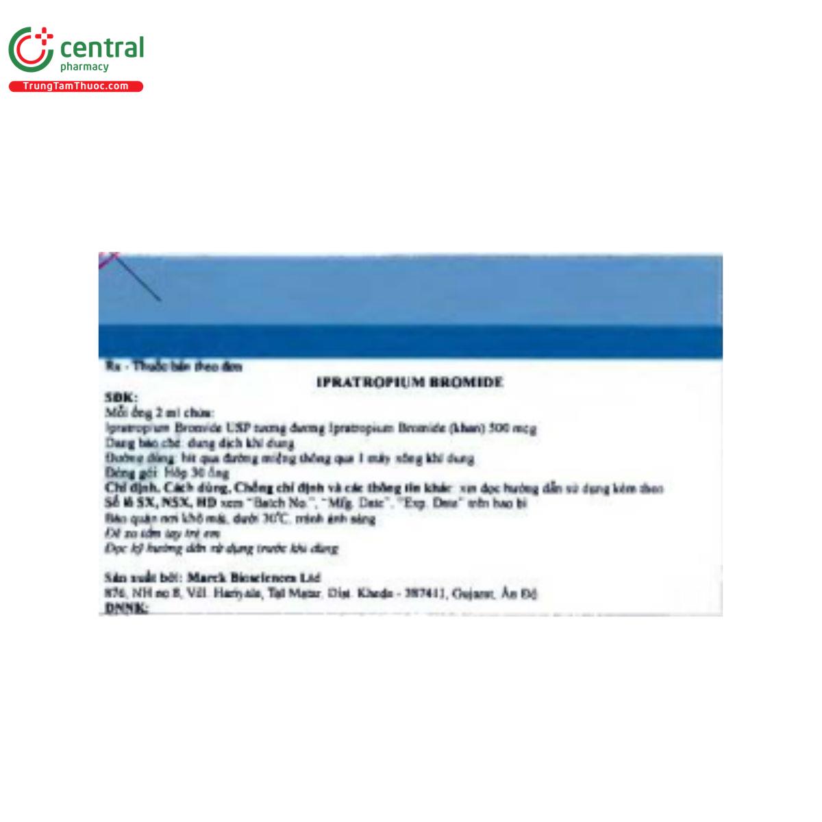 ipratropium bromide marck 3 D1206 ipratropium bromide marck 3 D1206