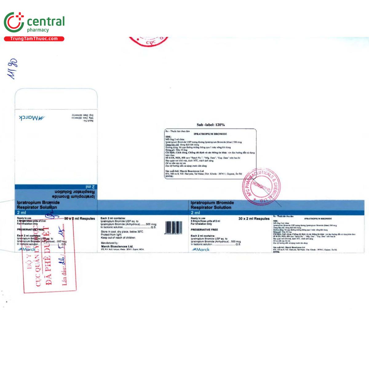 ipratropium bromide marck 4 K4033 ipratropium bromide marck 4 K4033