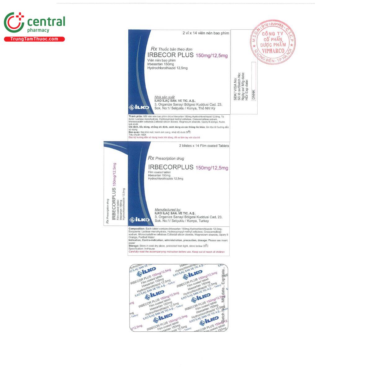 irbecor plus 150mg 125mg 2 F2704 irbecor plus 150mg 125mg 2 F2704