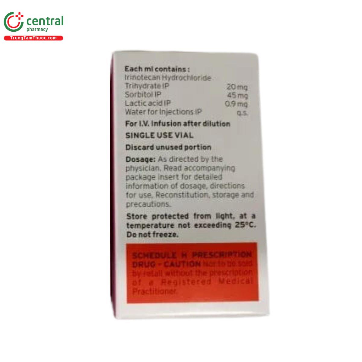 irinotel 100mg 5ml 3 P6702