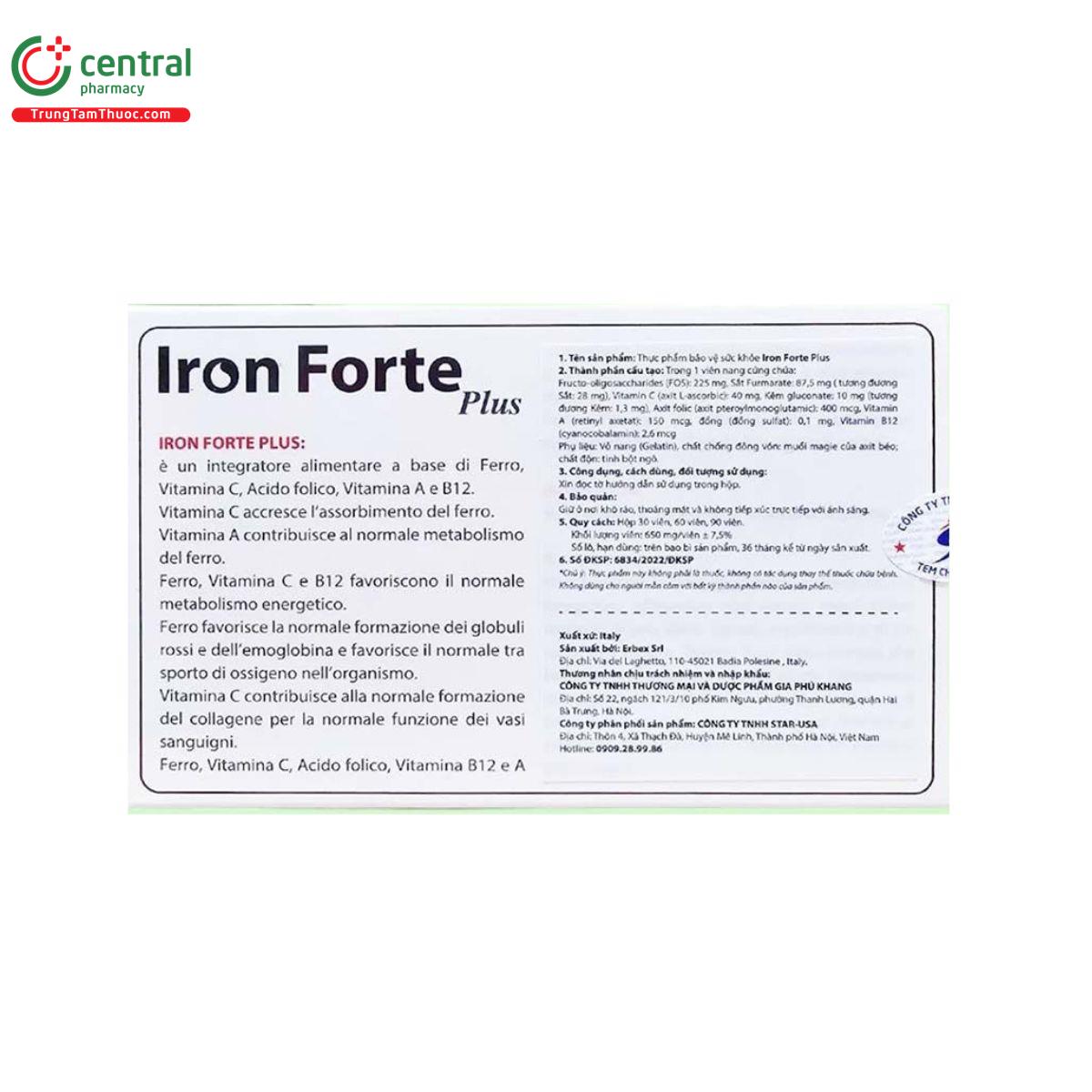 iron forte plus H3840 iron forte plus H3840
