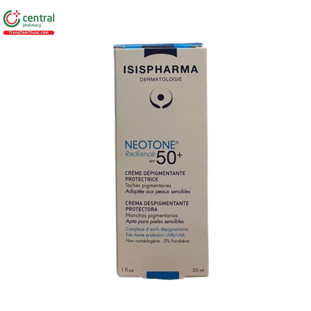 isispharma neotone radiance spf 50 2 V8330