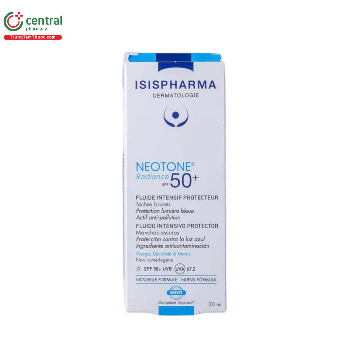 isispharma neotone radiance spf 50 6 D1115