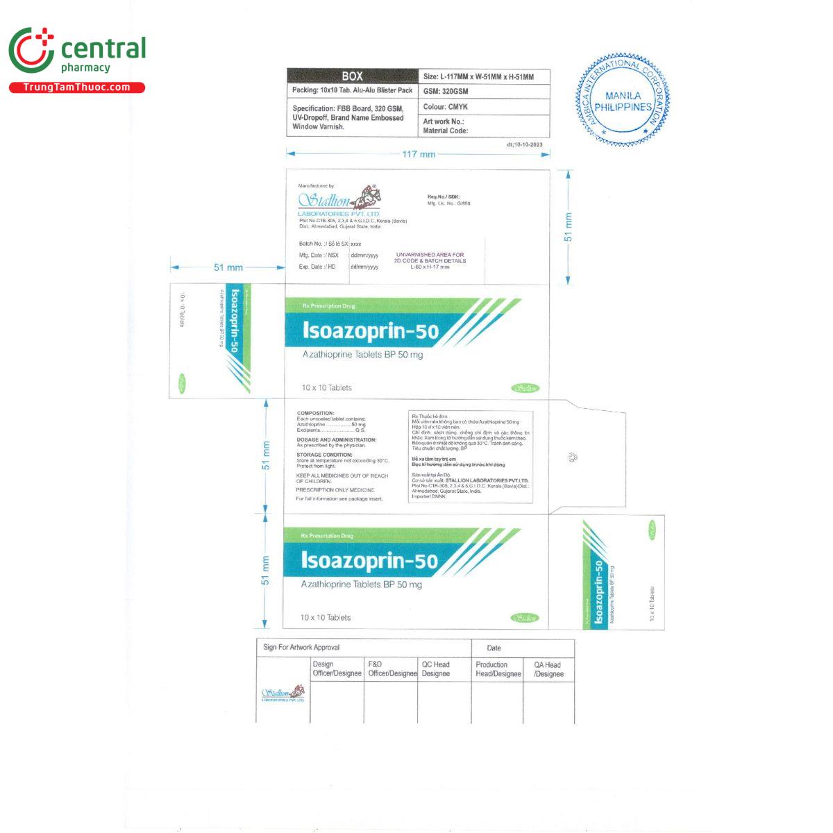 isoazoprin 50 2 M5553 isoazoprin 50 2 M5553