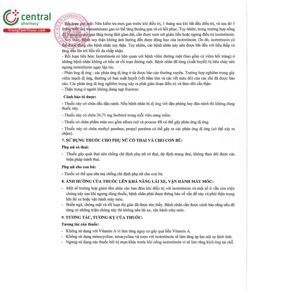 isotretinoin 10mg 12 D1825