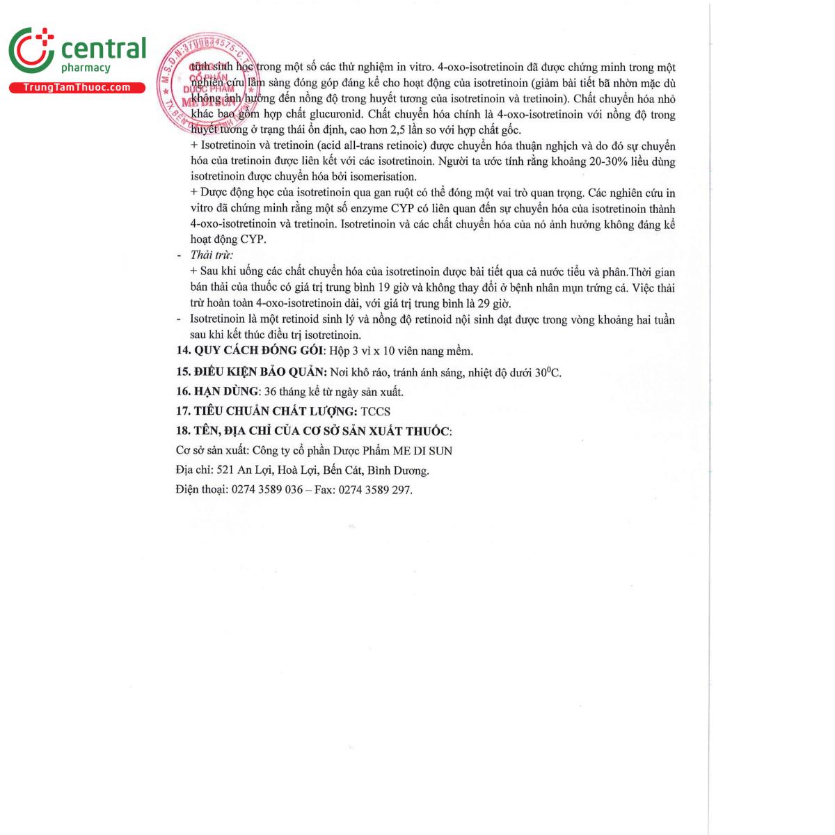 isotretinoin 10mg 15 F2814