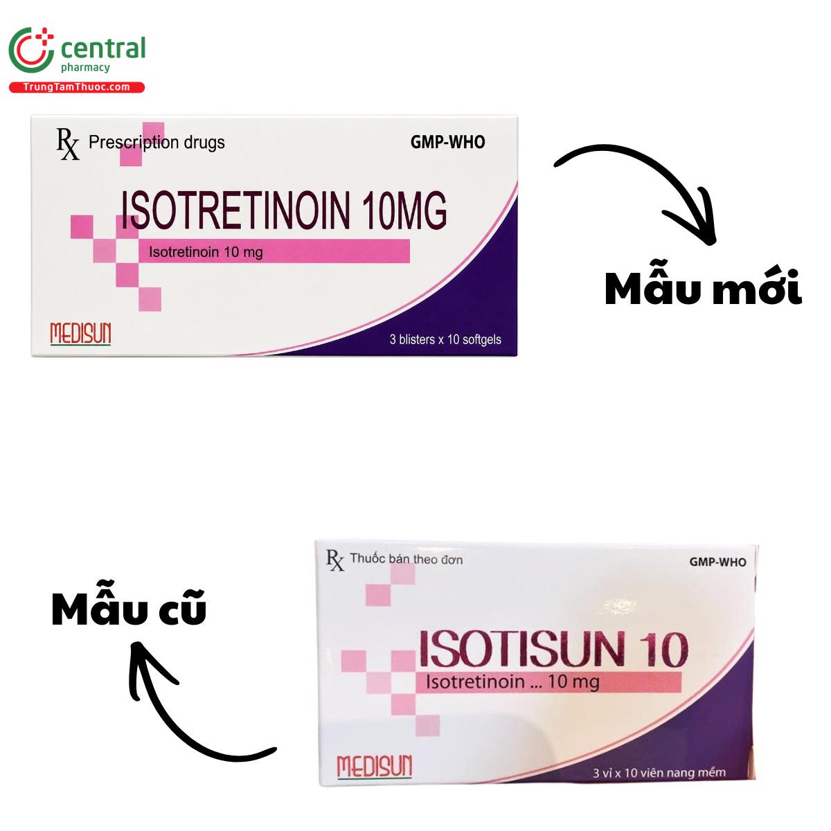 isotretinoin 10mg medisun doi mau P6571