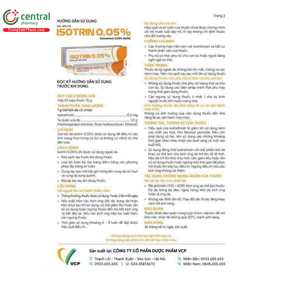 isotrin 005 3 S7113
