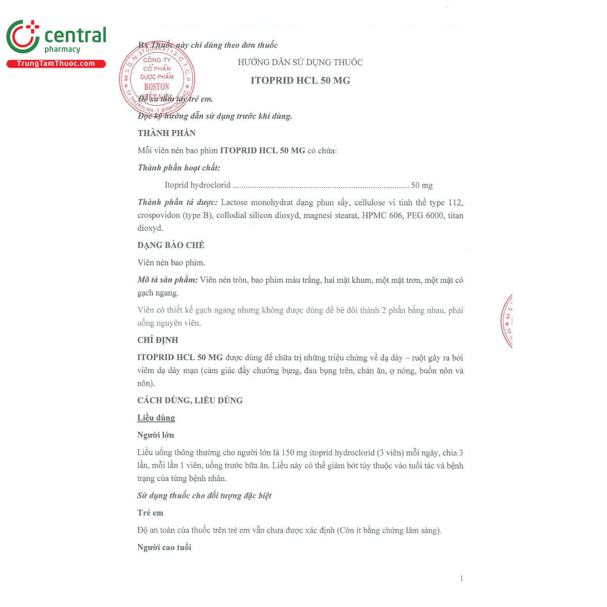 itoprid hcl 50 4 T7885