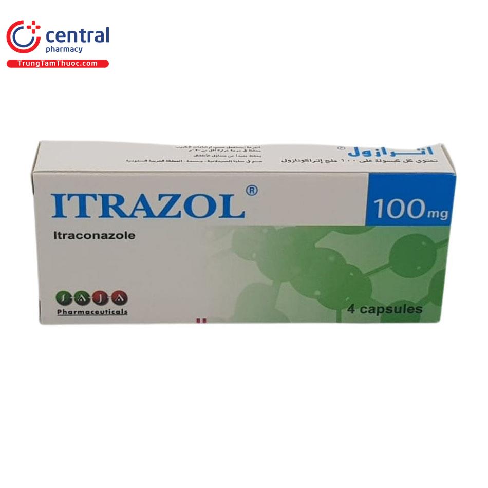 Thuốc Itrazol 100mg điều trị lang ben, bệnh nấm da, nấm giác mạc mắt