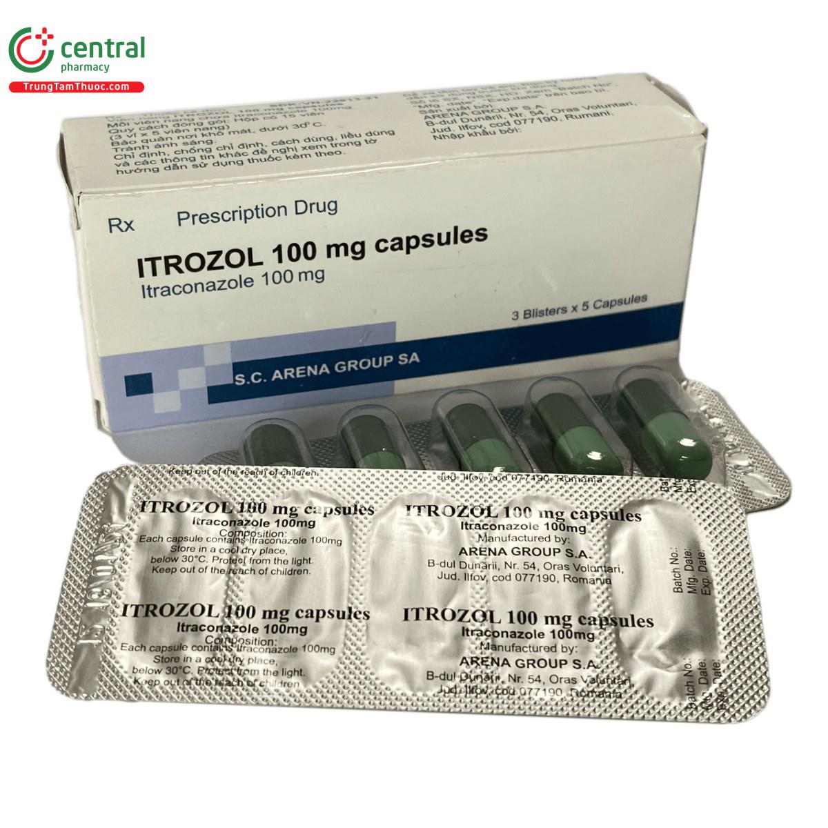 itrozol 100 mg capsules 1 T7705