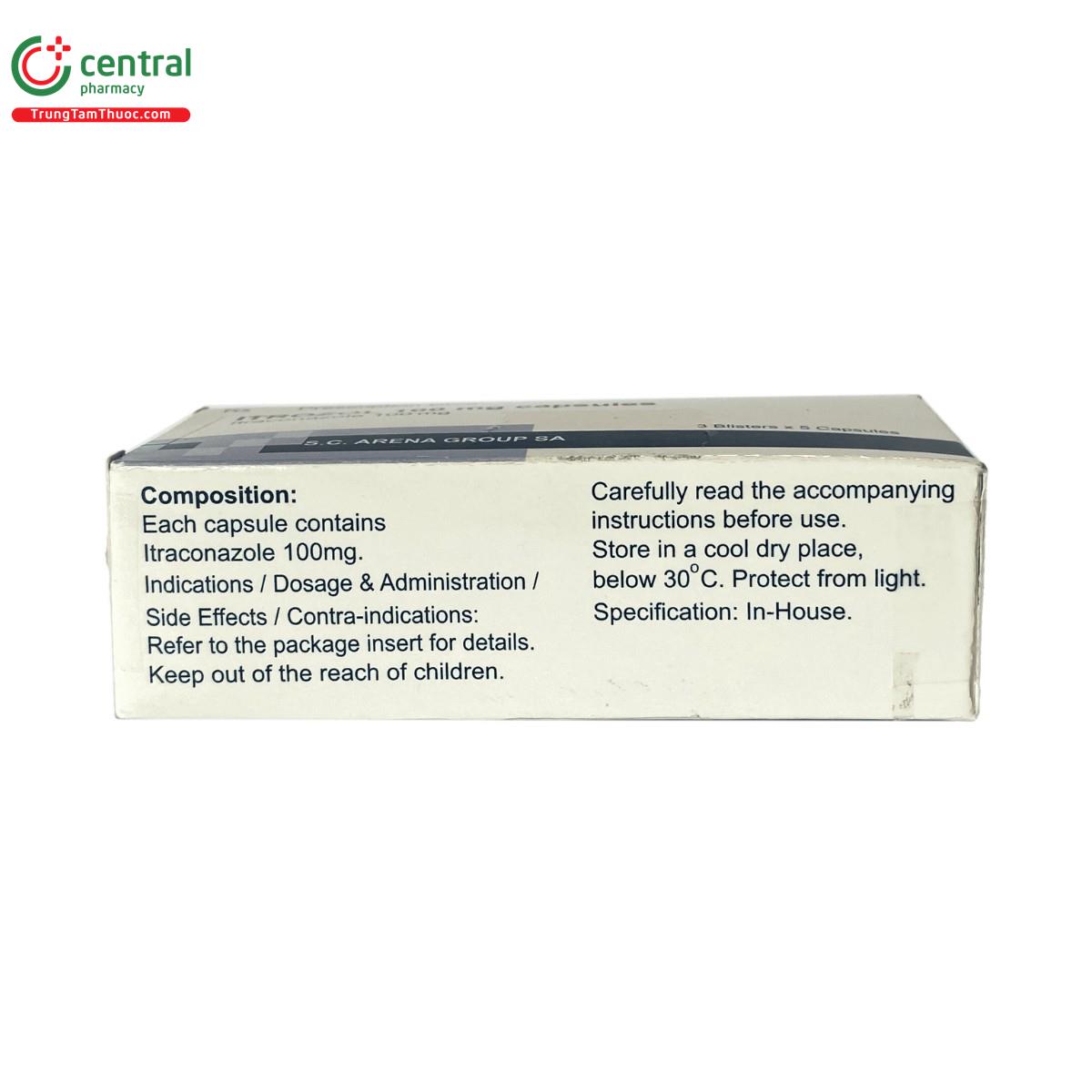 itrozol 100 mg capsules 4 C1146