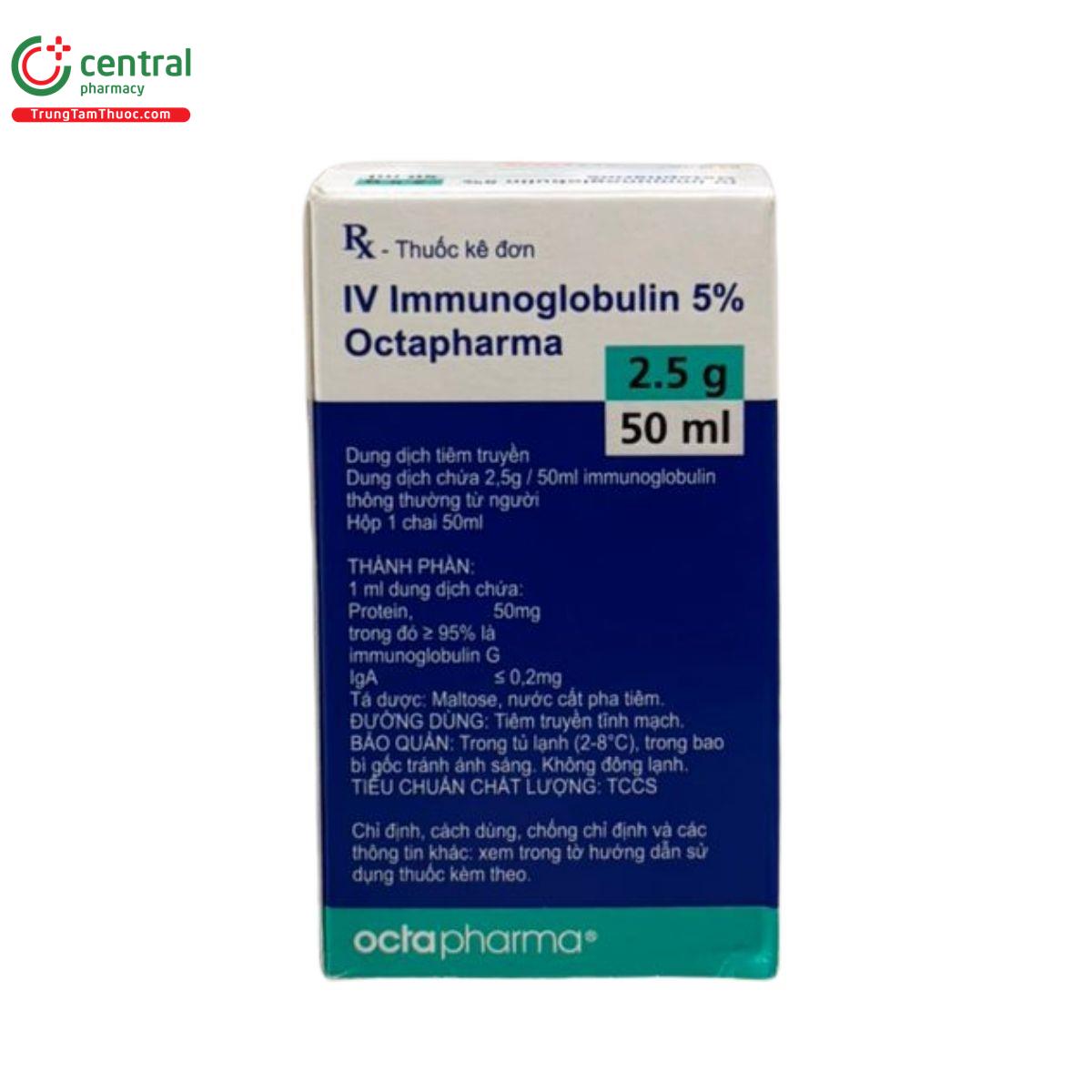 iv immunoglobulin 5 octapharma 2 5g 50ml 3 L4180 iv immunoglobulin 5 octapharma 2 5g 50ml 3 L4180