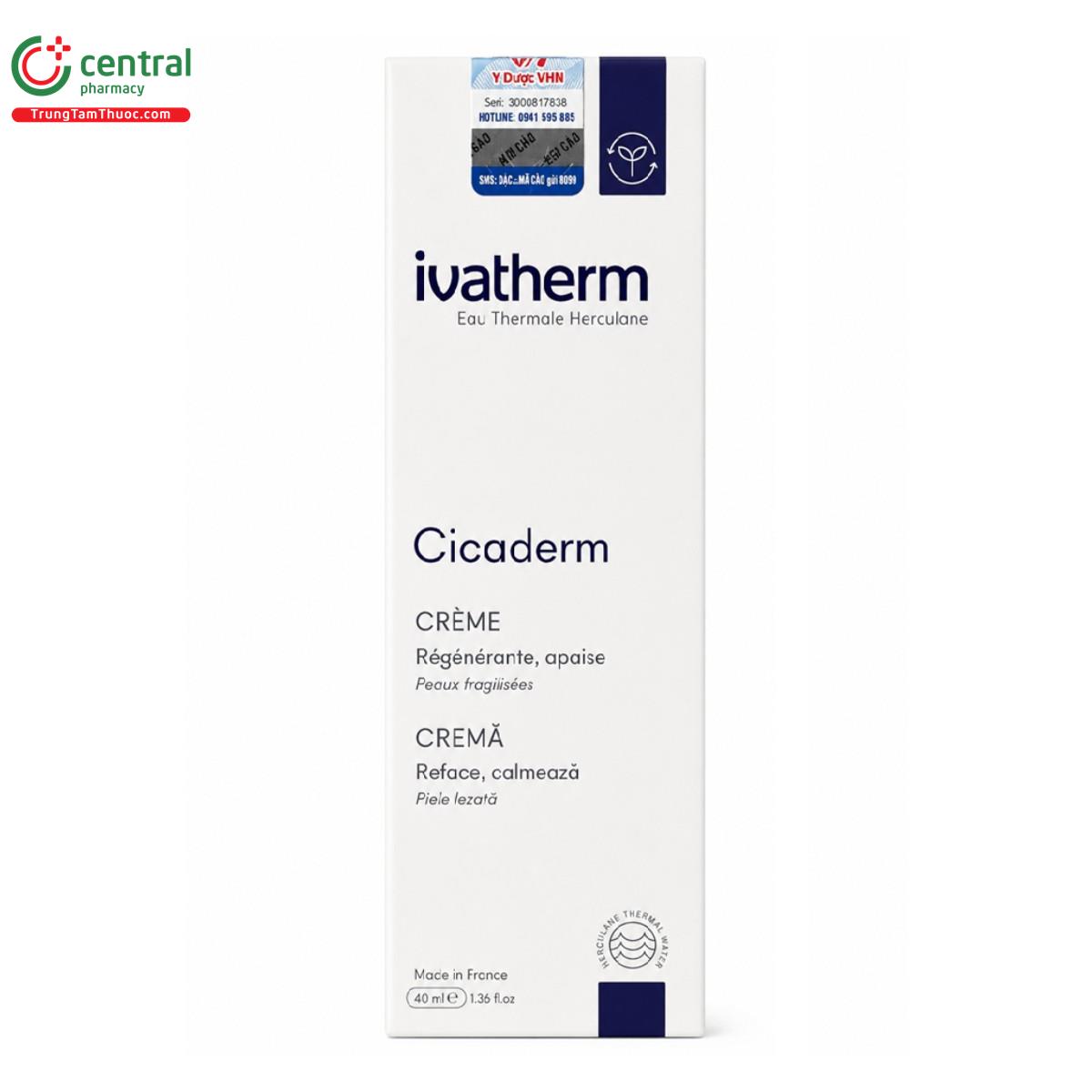 ivatherm cicaderm cream 40ml 4 M4548