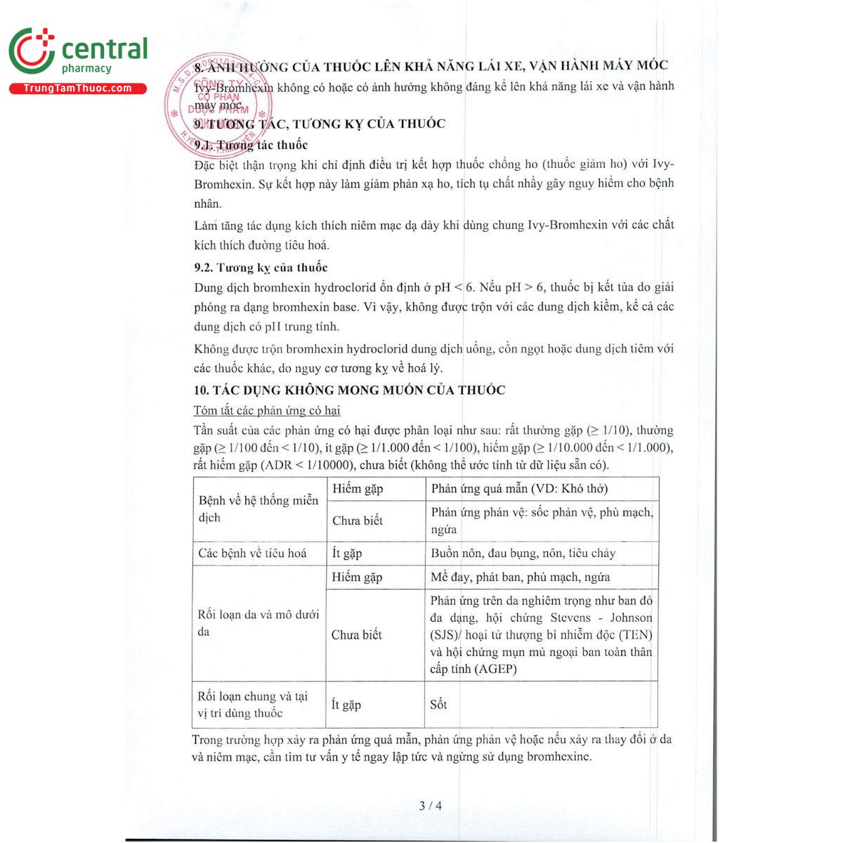 ivy bromhexin 4mg 5 S7802