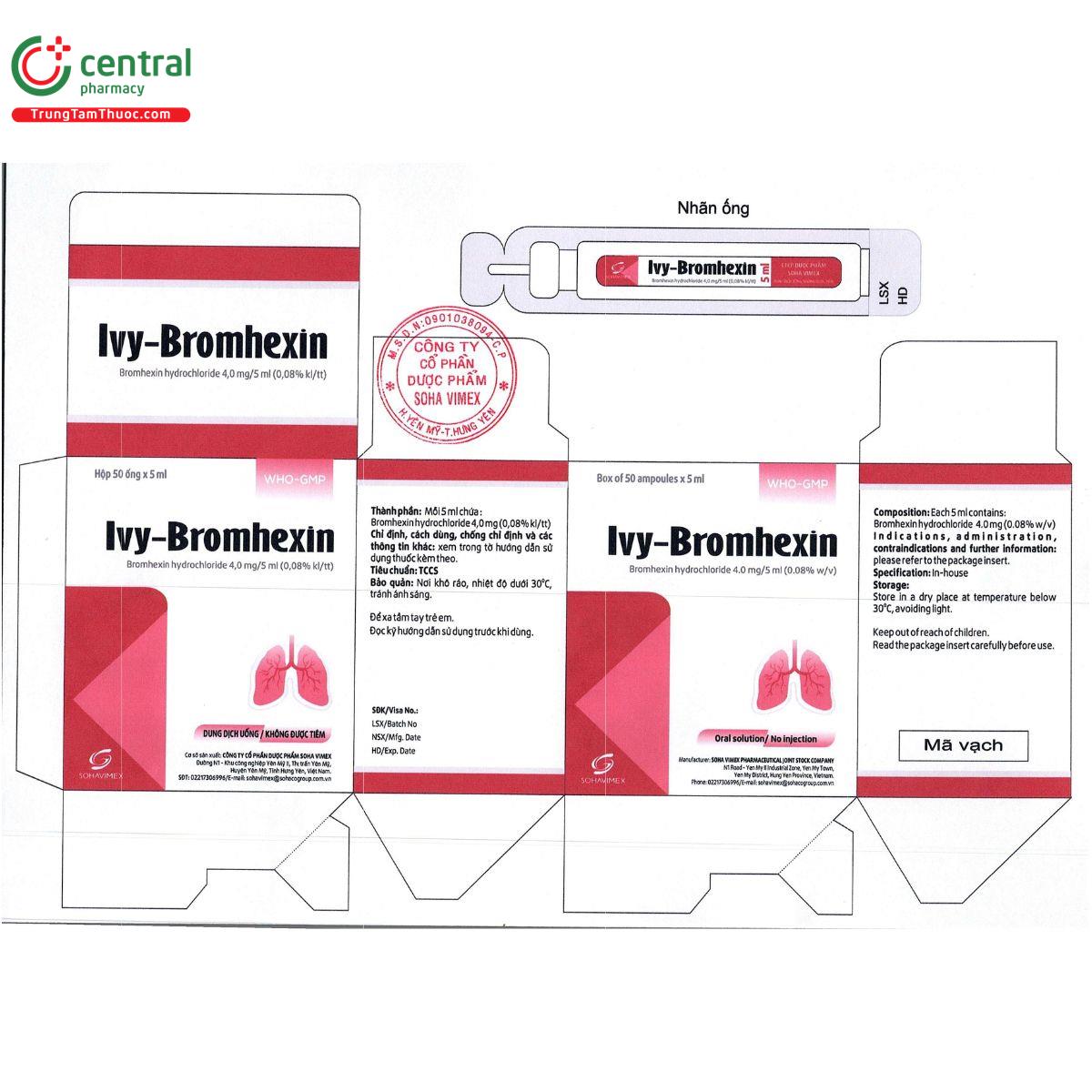 ivy bromhexin 4mg J3072