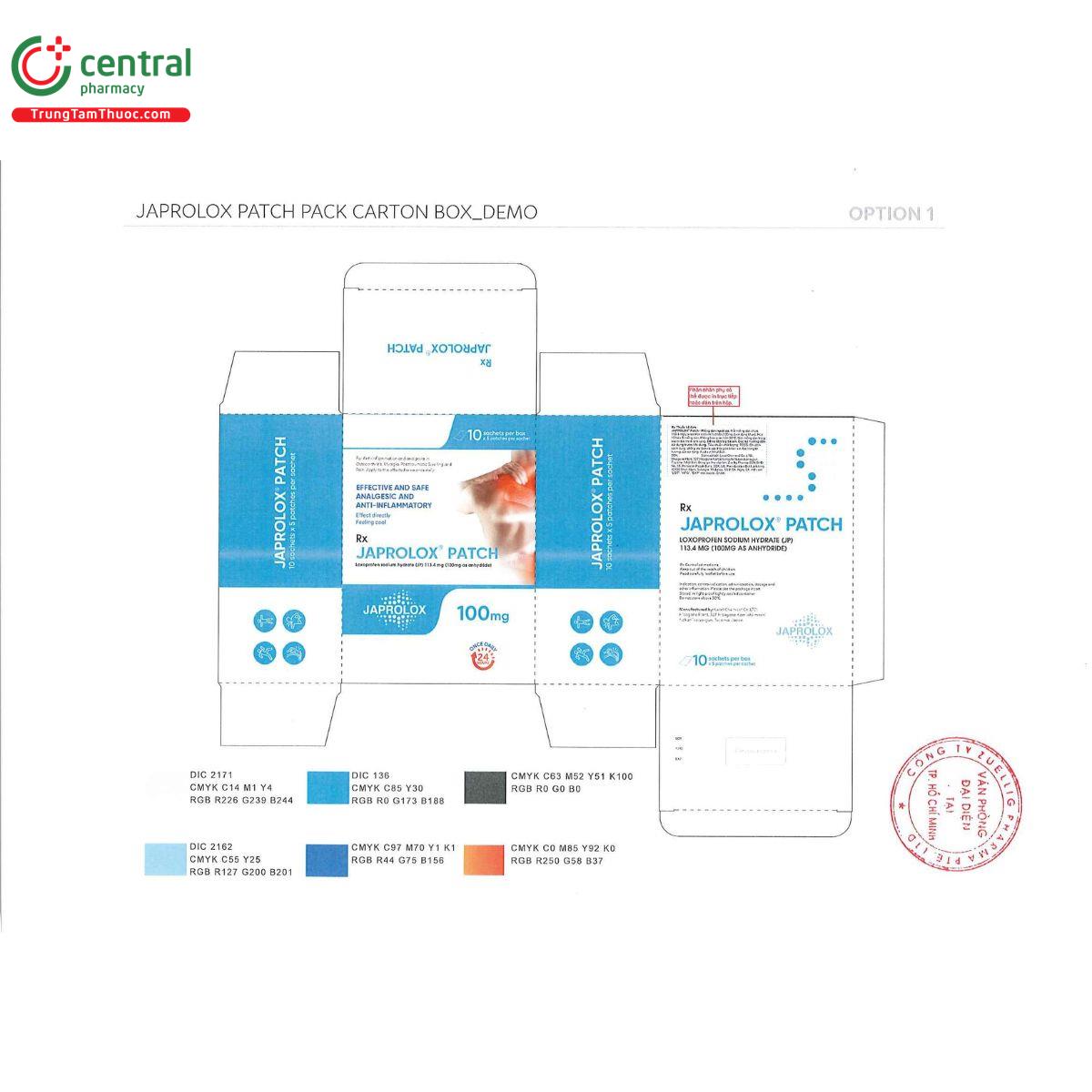 japrolox patch 2 T8456 japrolox patch 2 T8456