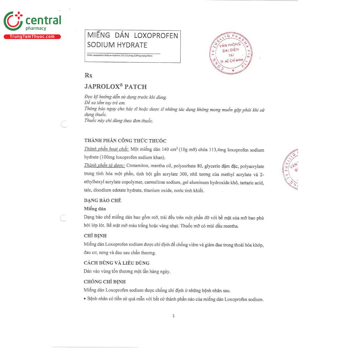 japrolox patch 5 R7466 japrolox patch 5 R7466