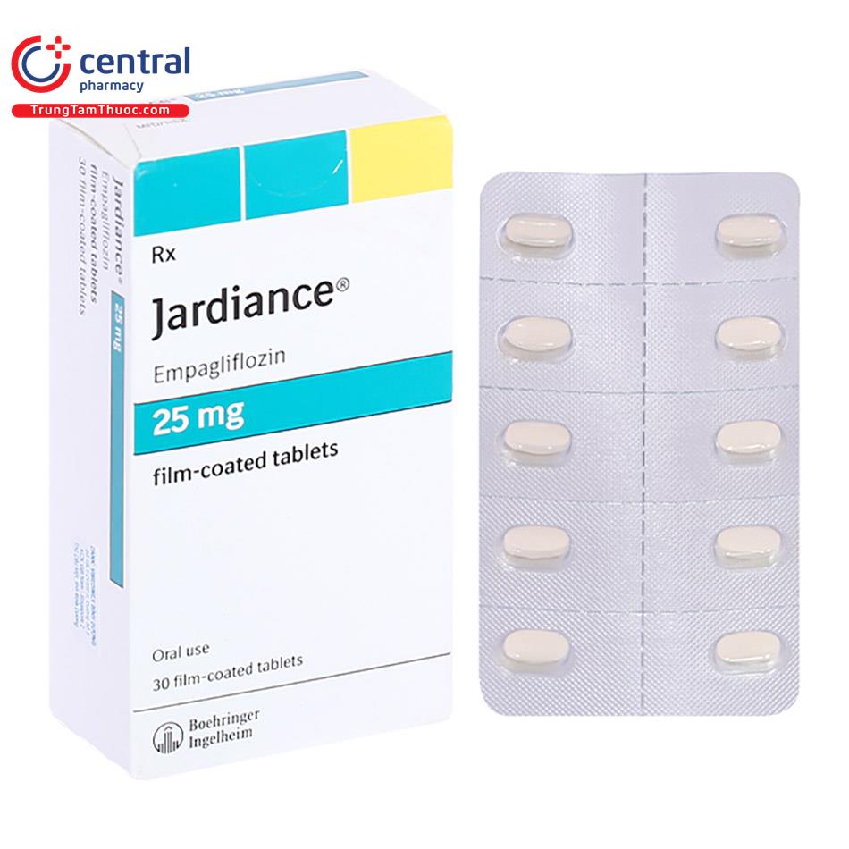 [CHÍNH HÃNG] Thuốc Jardiance 25mg giúp hạ đường máu, biến cố tim mạch