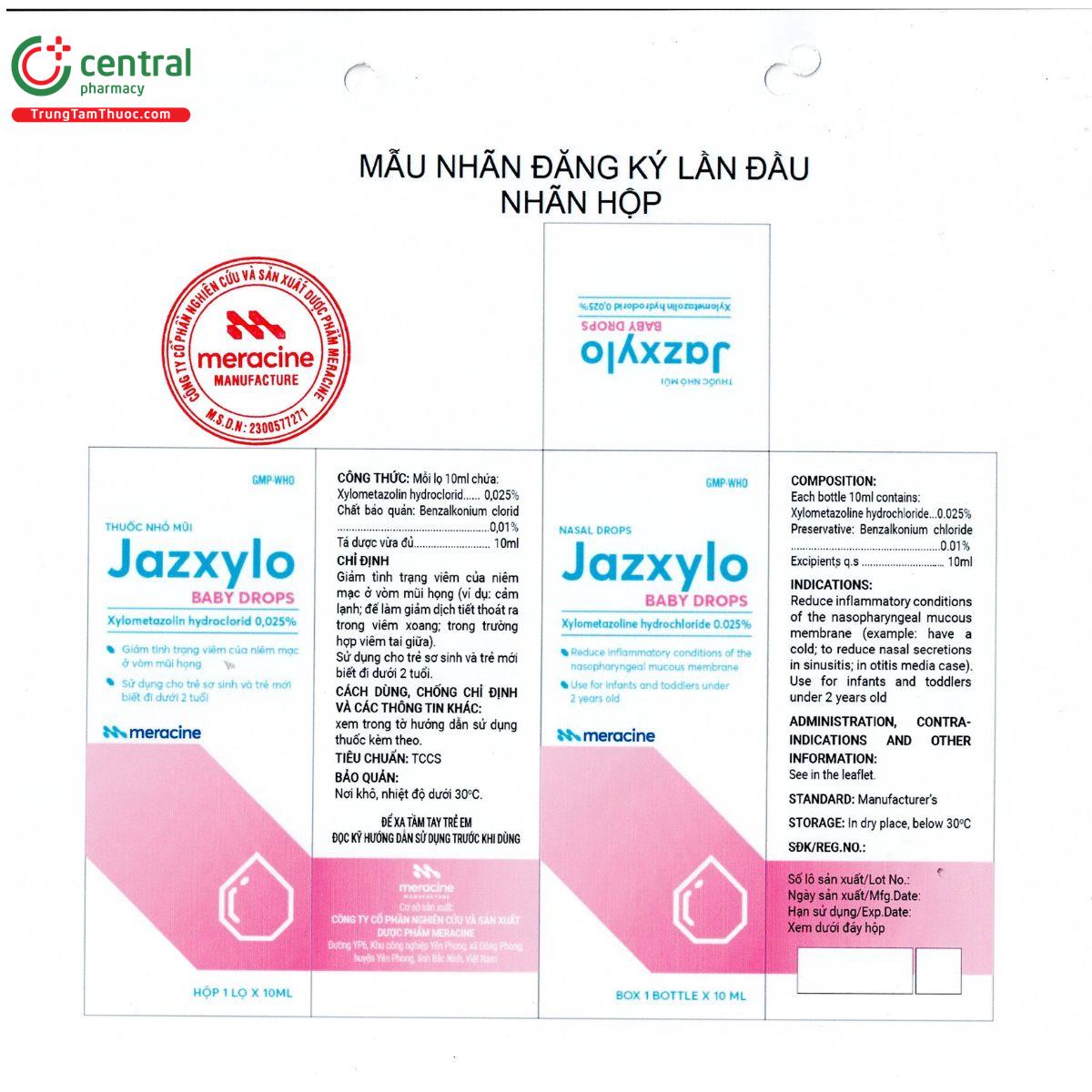 jazxylo baby drops 0 025 S7714 jazxylo baby drops 0 025 S7714