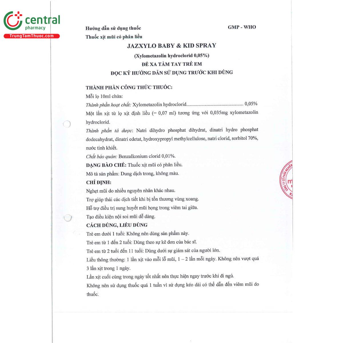 jazxylo baby kid spray 6 G2680