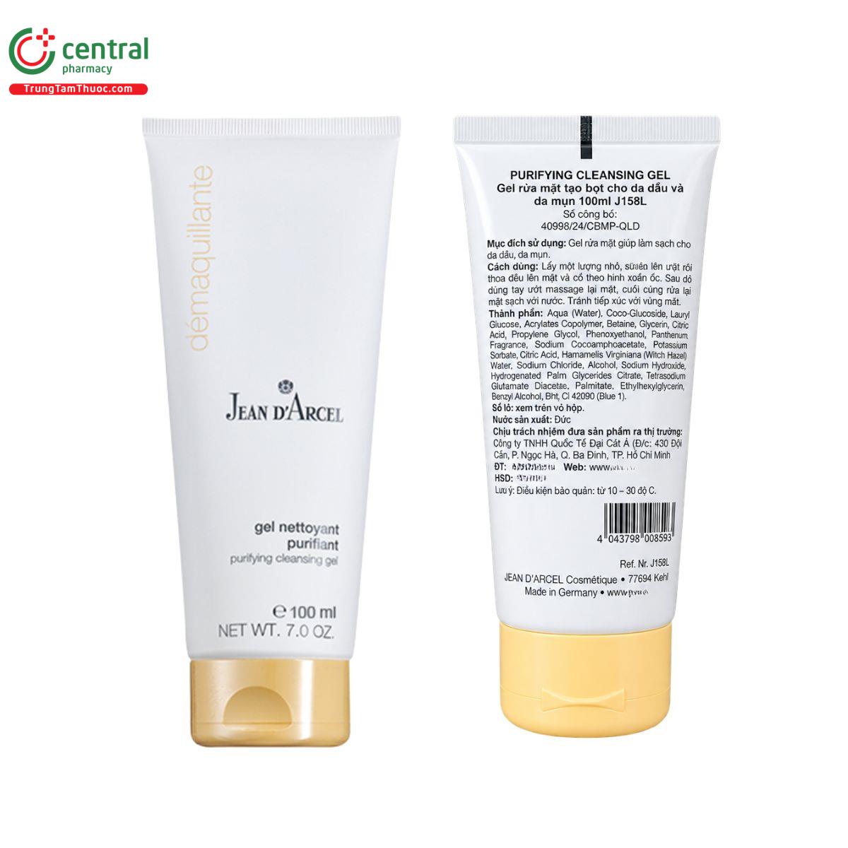 jean darcel purifying clearing gel 2 N5210