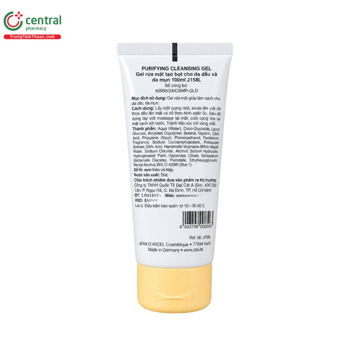 jean darcel purifying clearing gel 44 L4638