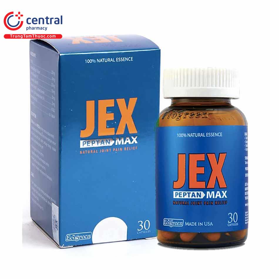 Thuốc Jex Peptan Max (30V) - Giải pháp giảm đau, tái tạo sụn khớp