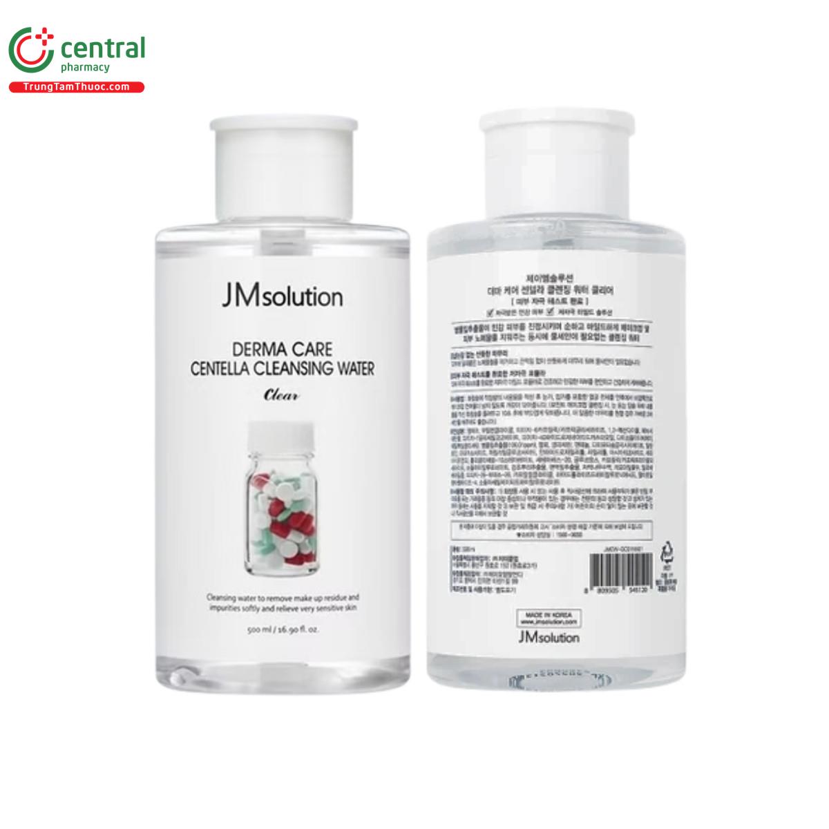 jmsolution derma care centella cleansing water clear 3 E1751
