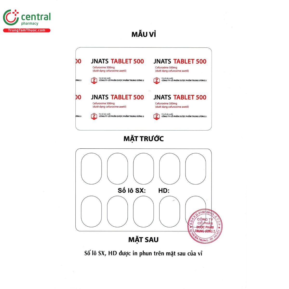 jnats tablet 500 2 Q6147