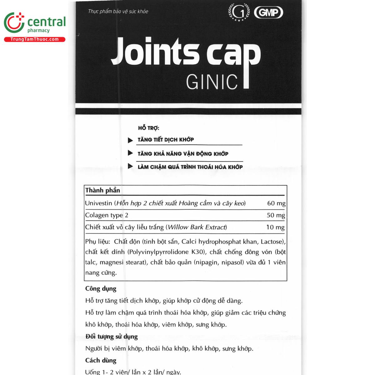 joints cap ginic 10 J3660