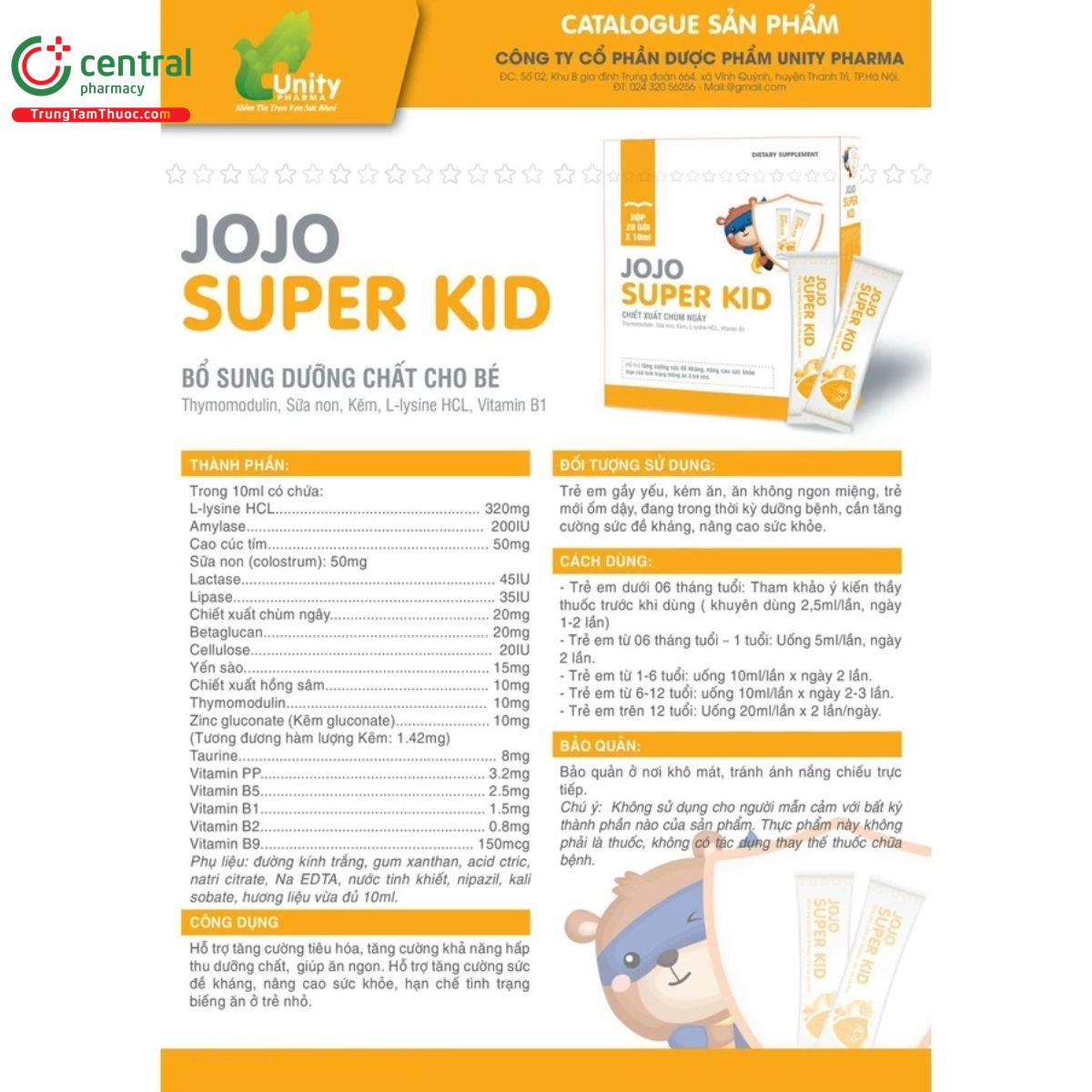 jojo super kid 6 C1008