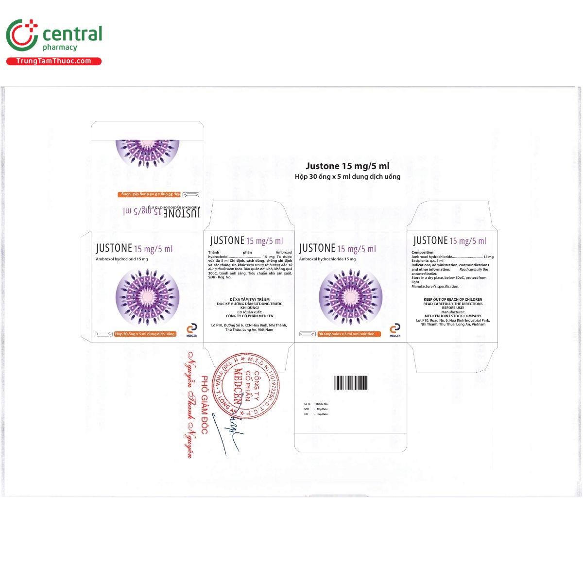 justone 15 mg 5 ml 1 L4142 justone 15 mg 5 ml 1 L4142
