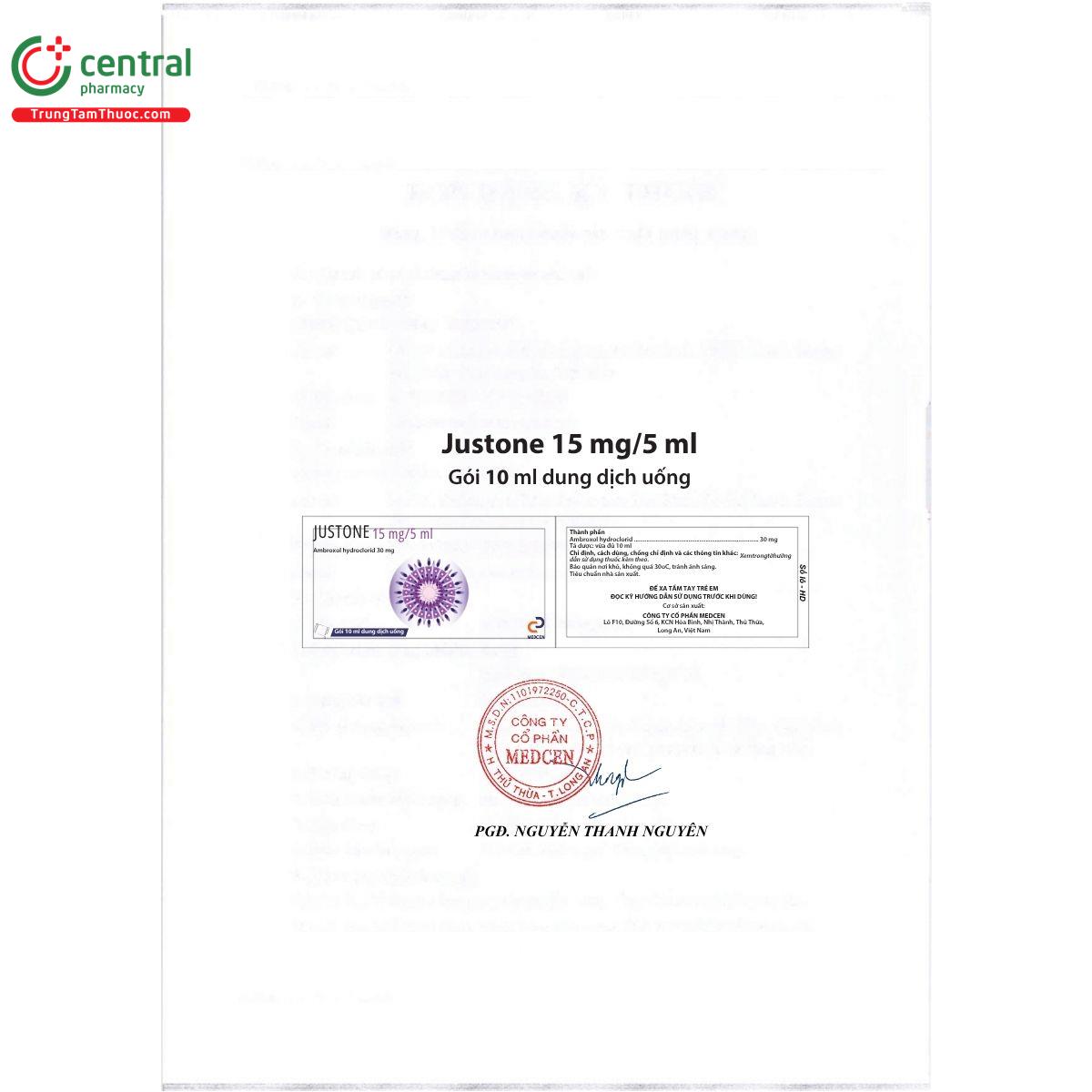 justone 15 mg 5 ml 19 F2827 justone 15 mg 5 ml 19 F2827