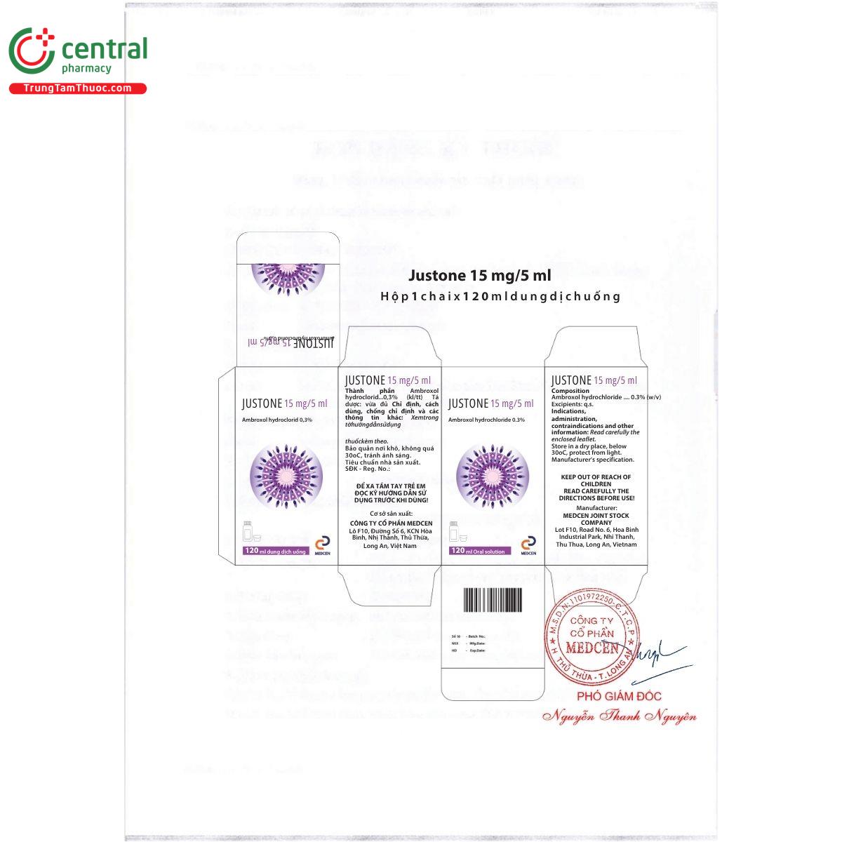 justone 15 mg 5 ml 22 F2724 justone 15 mg 5 ml 22 F2724
