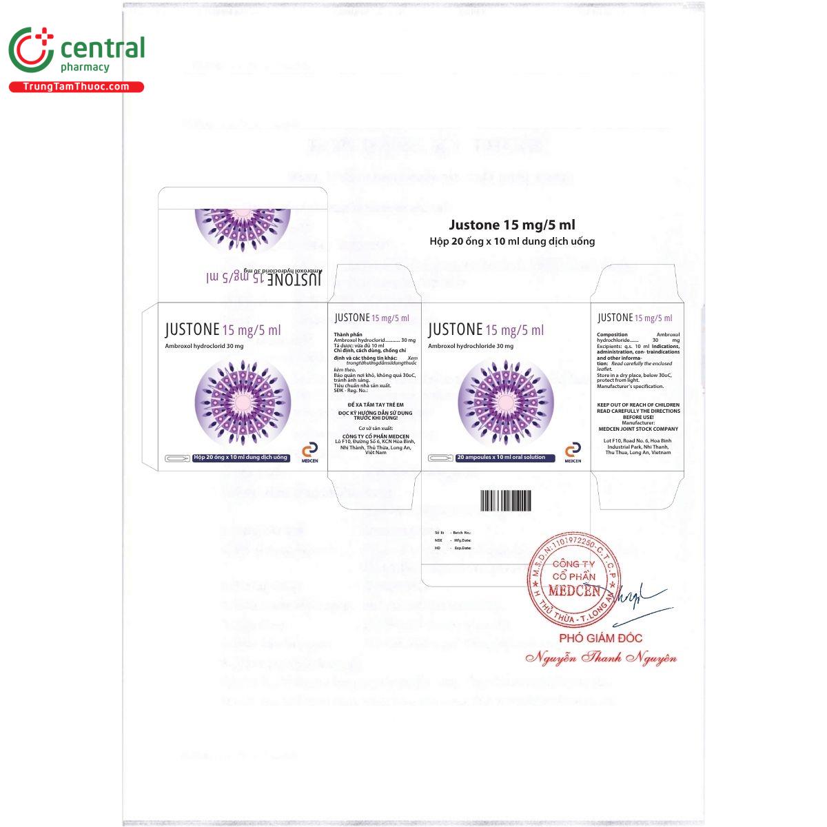 justone 15 mg 5 ml 4 E1117 justone 15 mg 5 ml 4 E1117